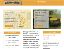 Tablet Screenshot of champignonassn.com